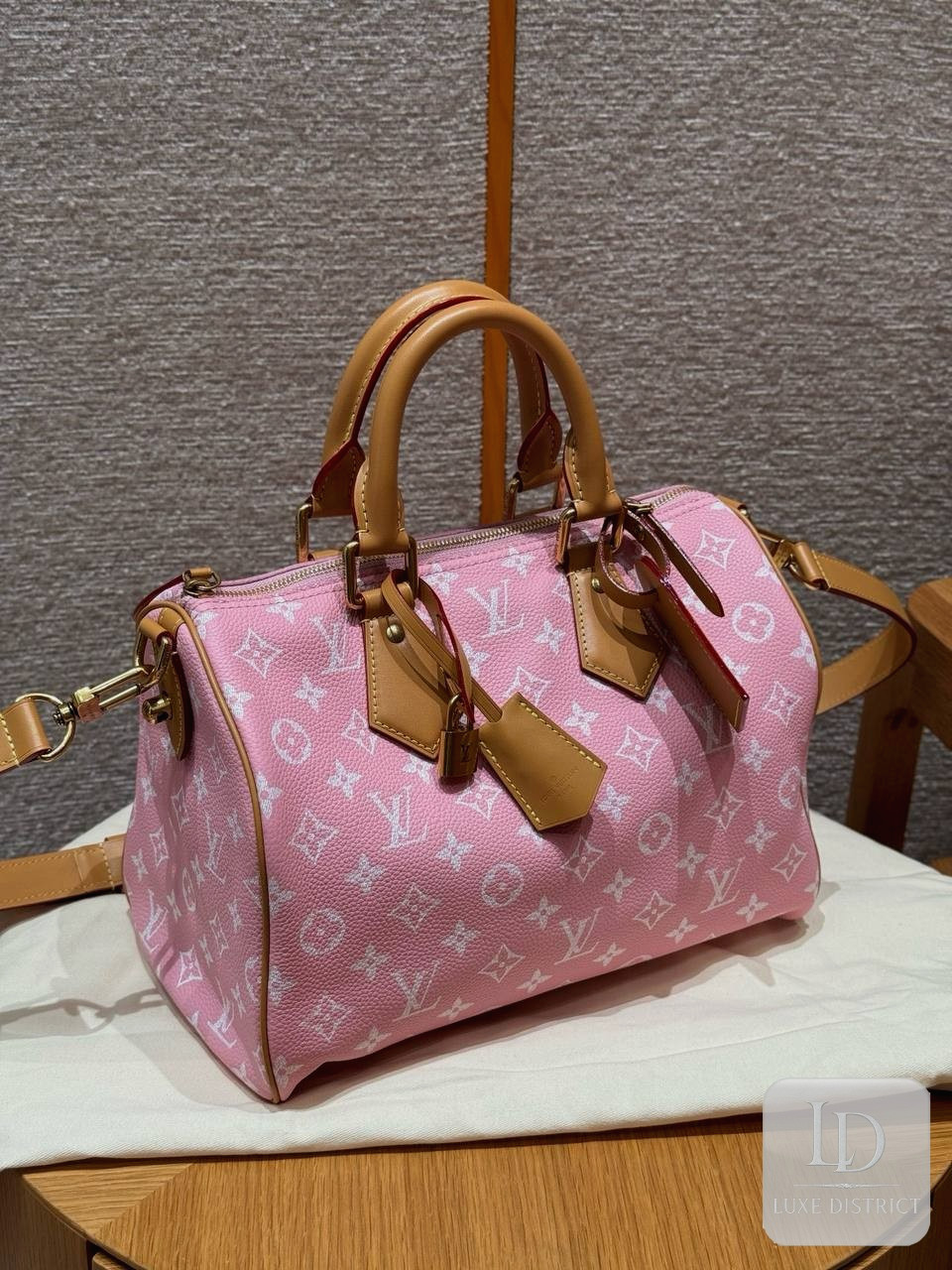 Speedy Bandoulière 30 | Коллекционная розовая редакция