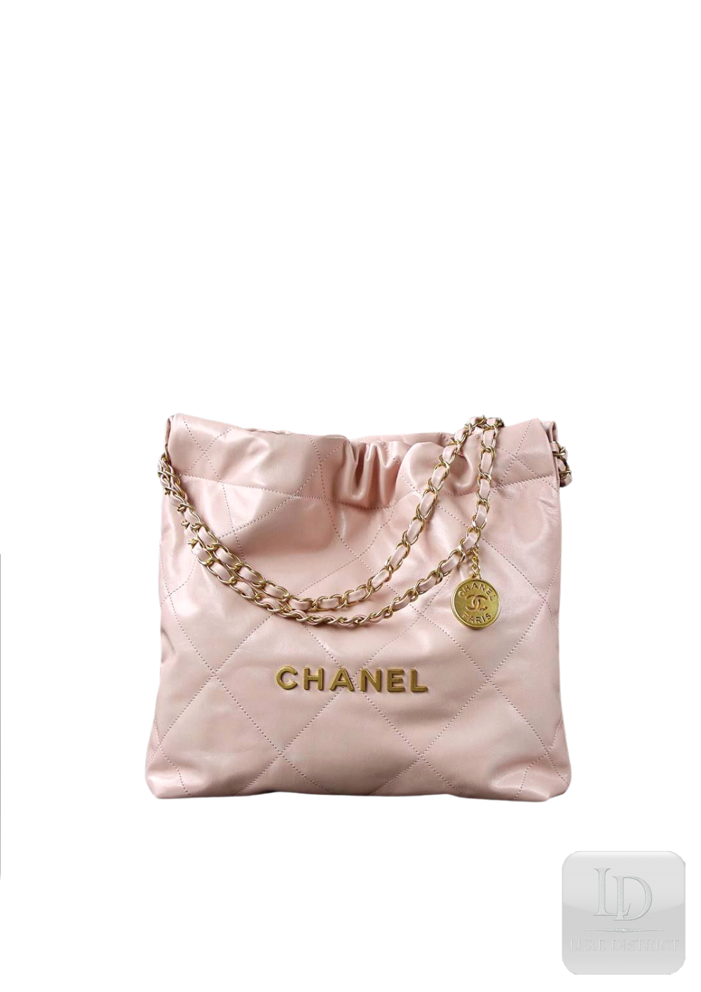 Chanel 22 Bag Малая | Розовая Антиба Расслабленная
