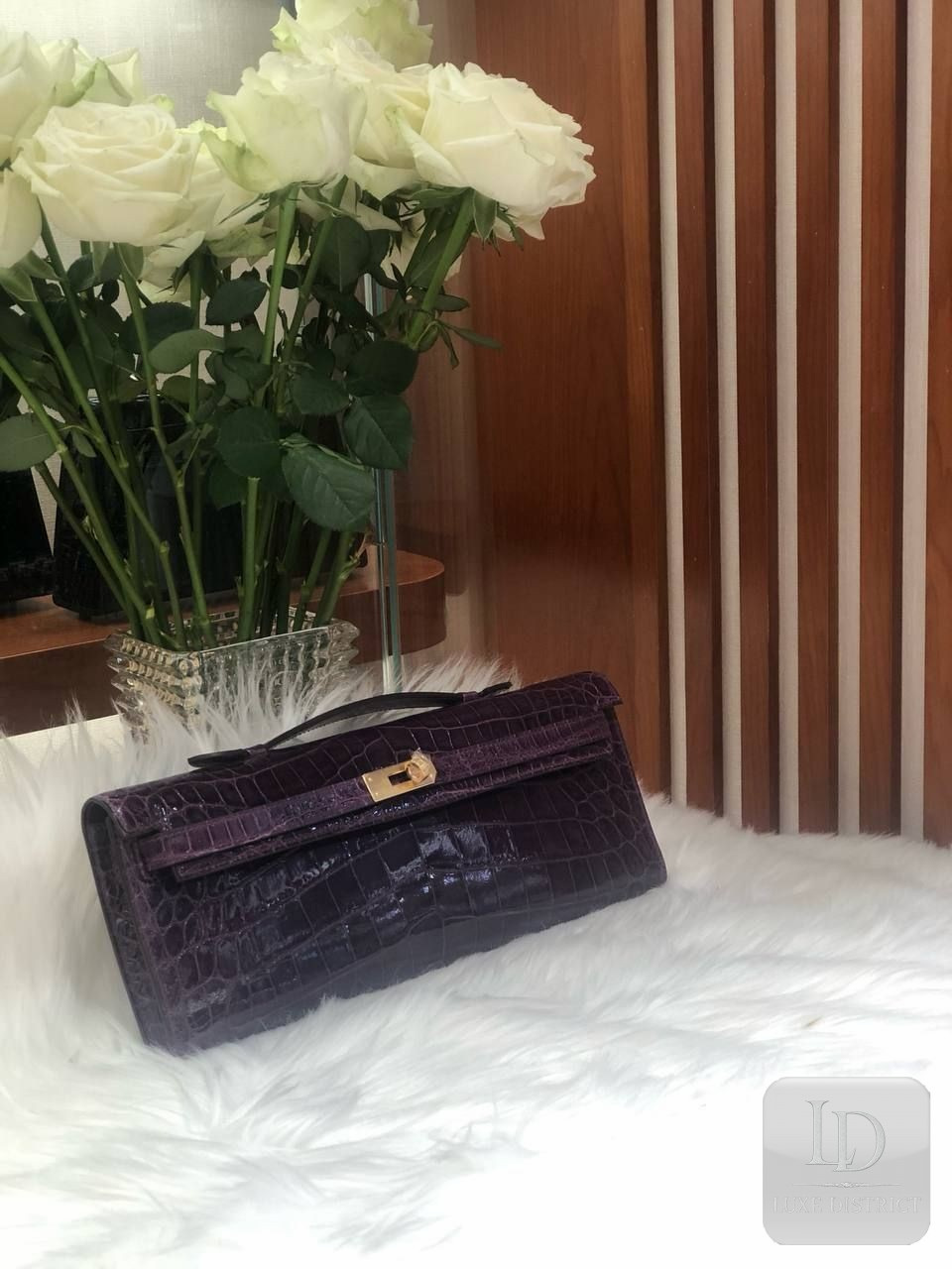 Kelly Cut клатч 31 — Нилотикус крокодил, аметист