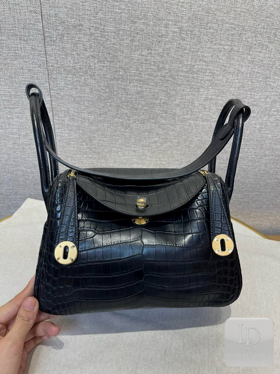 Реплика сумки Hermes  Lindy 26 — Niloticus Crocodile купить